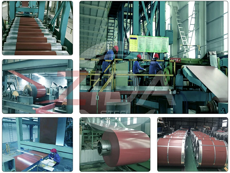 COLOR COATED STEEL COIL PRODUCTION LINE