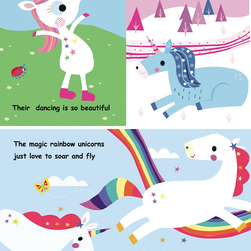 Magic Unicorn Cloth Book