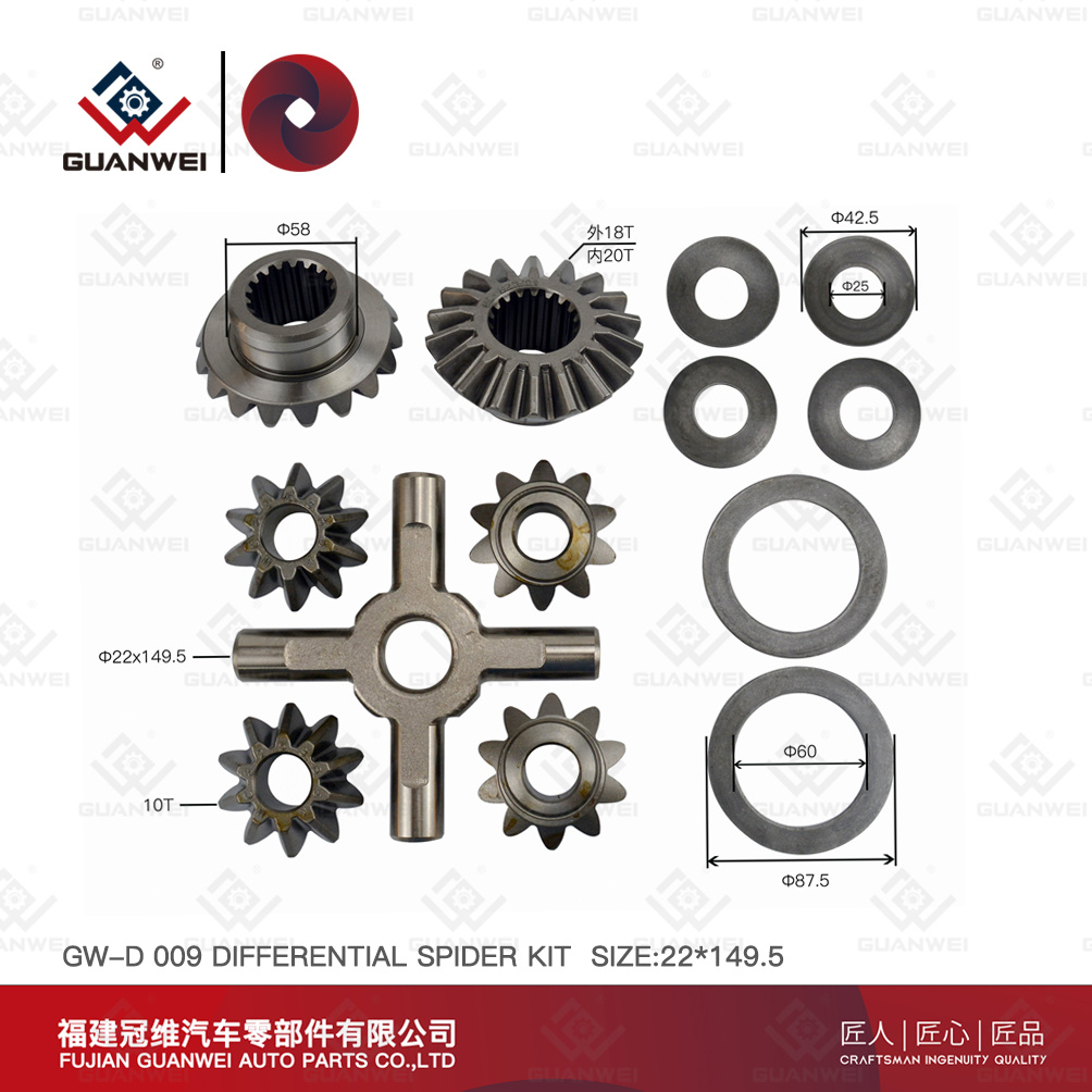 Kit de engranajes diferenciales Tamaño del conjunto del planetario diferencial: 26x168 para el kit de Mitsubishi PS-120 Diferencial