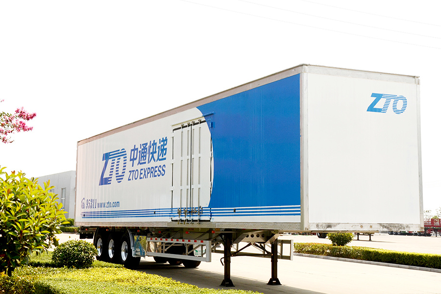 ZTO Express Van Semi Trailer