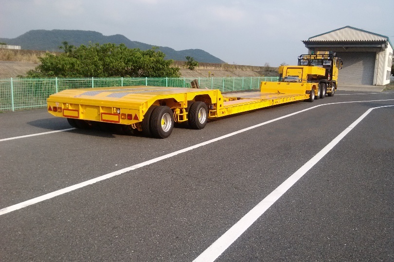 2-Axle Concave Axle Steered Air Suspension Semi Trailer