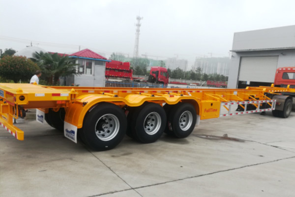 3 sets of container Skeletal Semi Trailer export to Tanzania