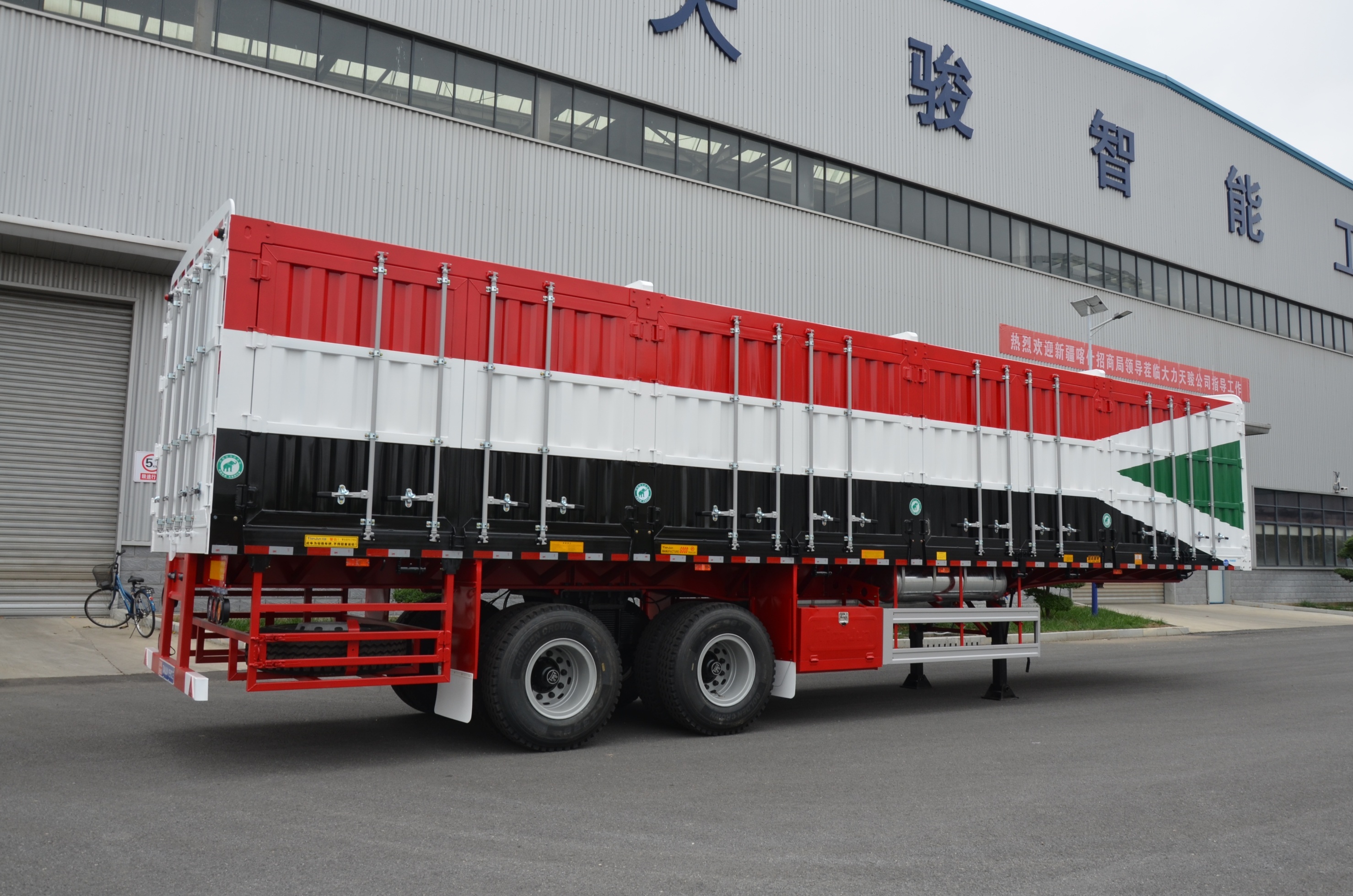 Van Stake Semi Trailer