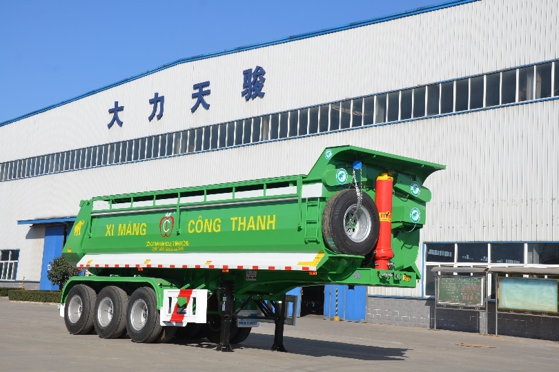 3-Axle Dump Semi Trailer