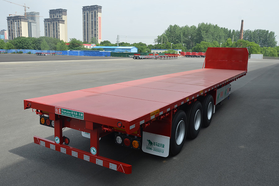 13M 3-Axle Flatbed Semi Trailer 13M 3-Axle Flatbed Semi Trailer