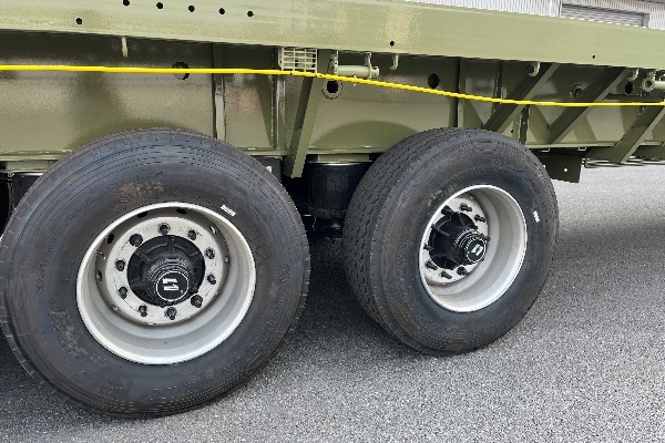 stretch flatbed semi trailer