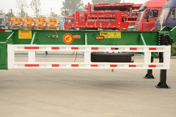 3-Axle Gooseneck Container Skeletal Semi Trailer 3-Axle Gooseneck Container Skeletal Semi Trailer