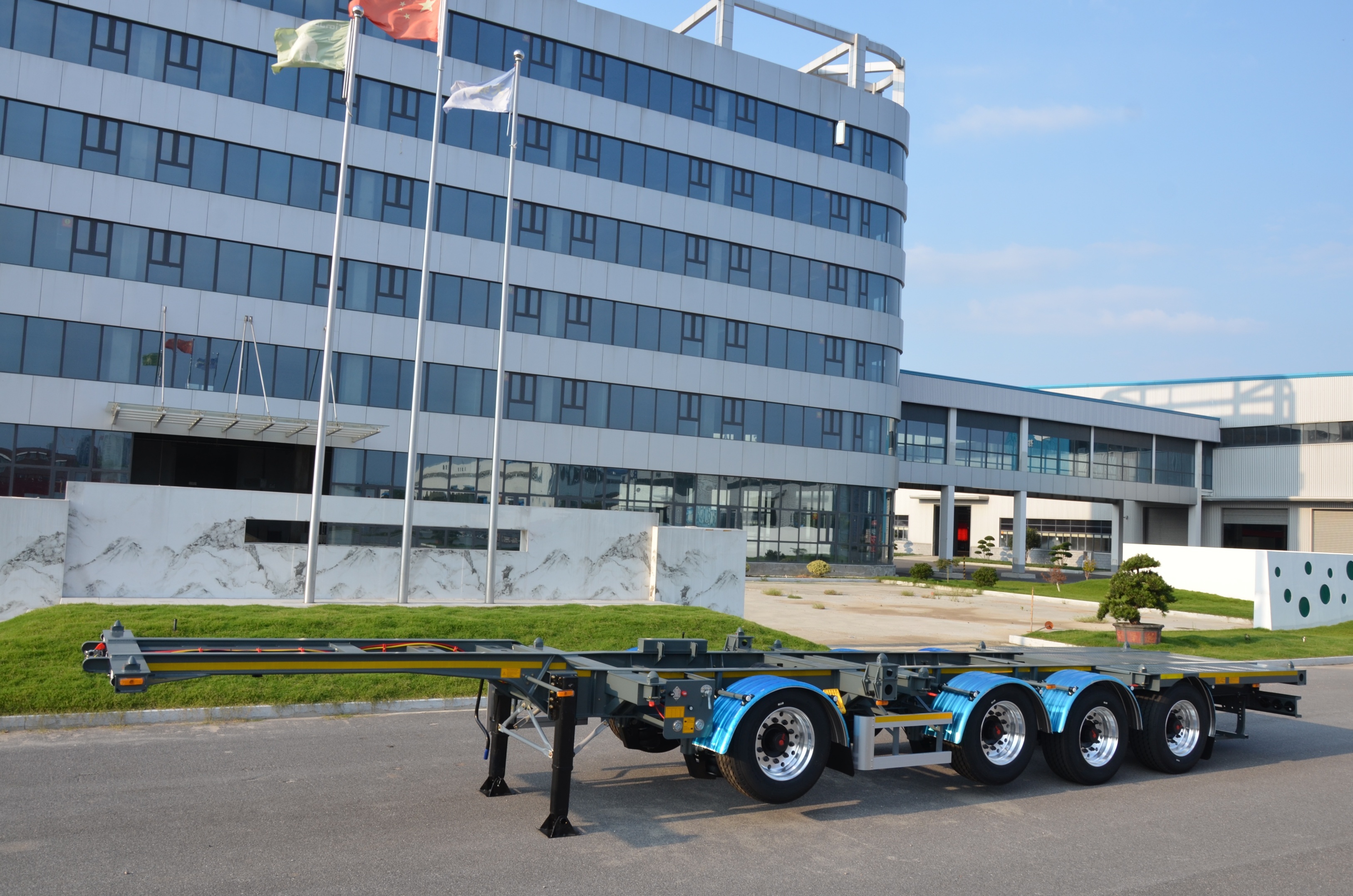 4-Axle Container Skeletal Semi Trailer