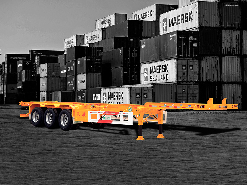 Container Skeletal Semi Trailer Container Skeletal Semi Trailer