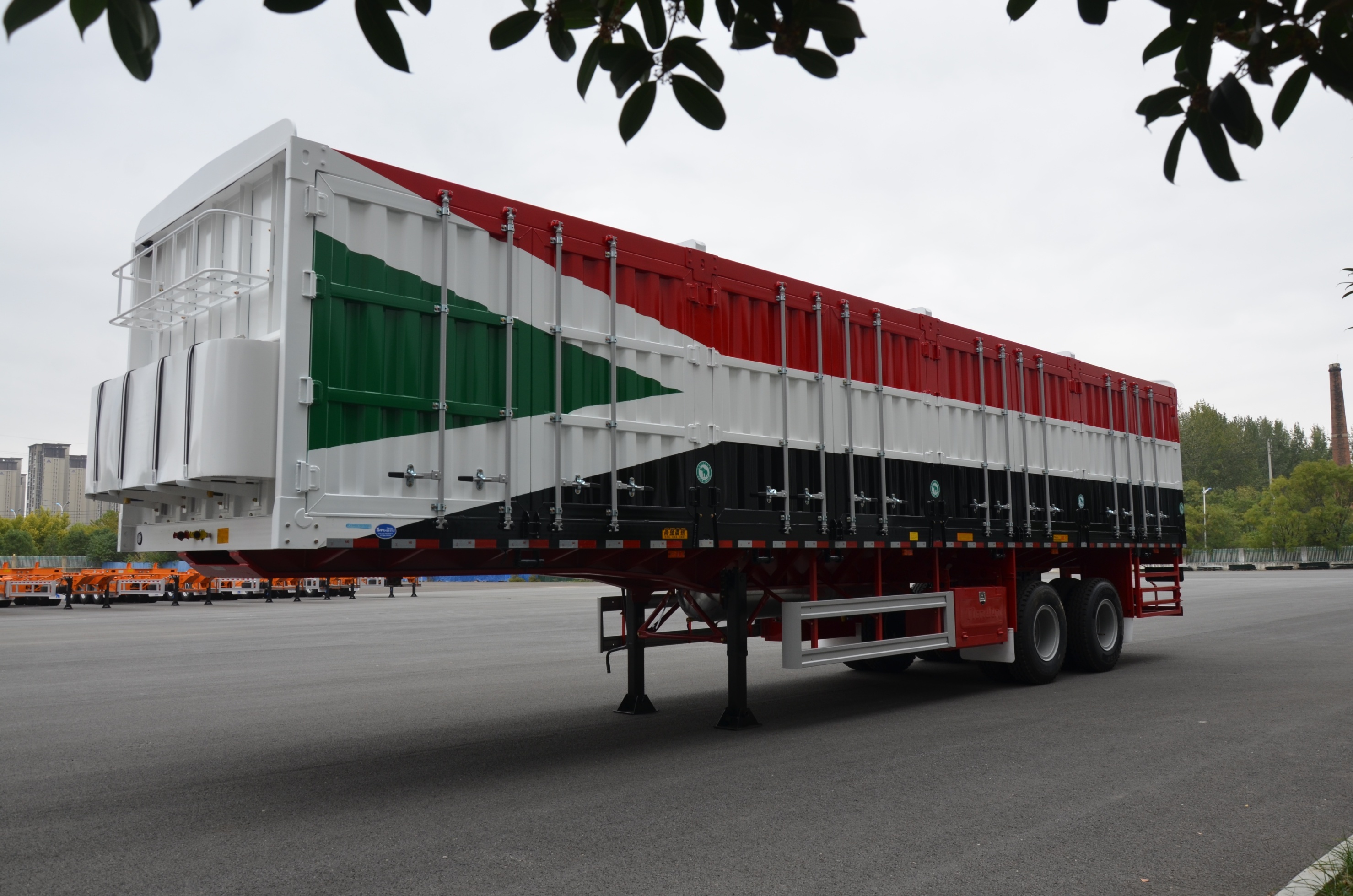 Van Stake Semi Trailer