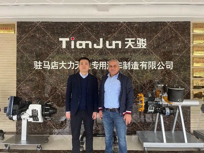 Very happy to start a business with Tianjun Trailer