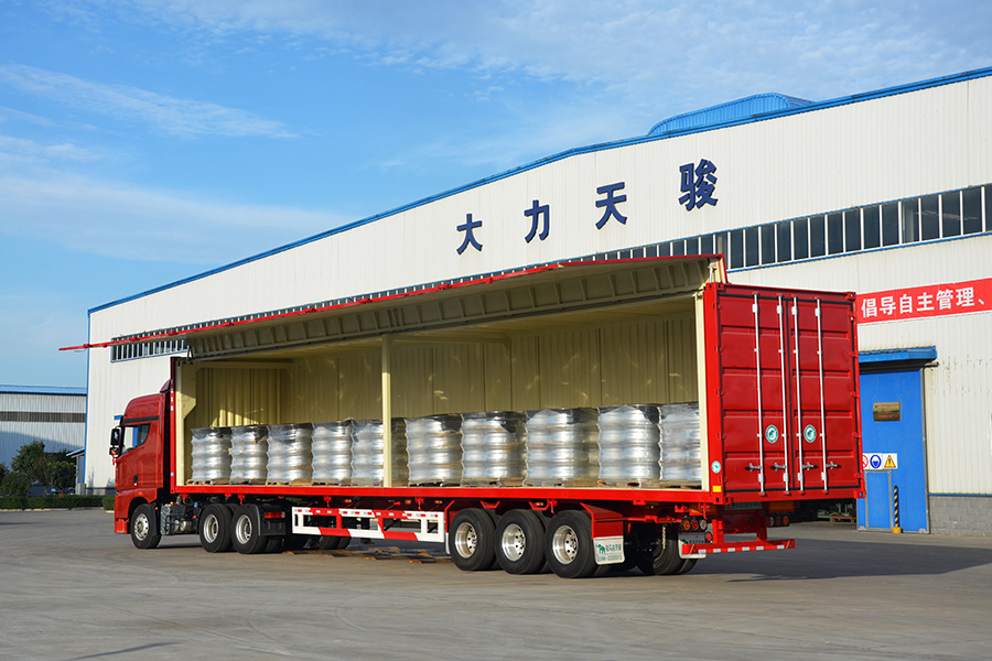 3-Axle Sideopen Van Semi Trailer