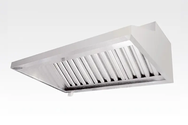 Oil fume separation exhaust hood
