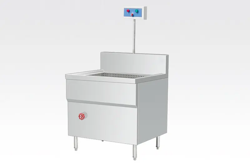 Single tank vegetable washing machine