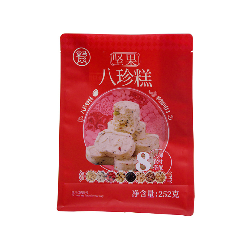 box bottom pouches