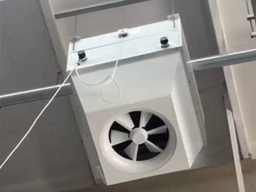 大空間熱水型暖風(fēng)機(jī)