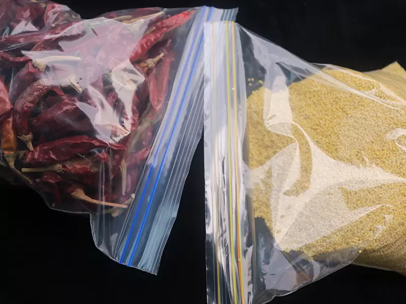 双夹链食品袋