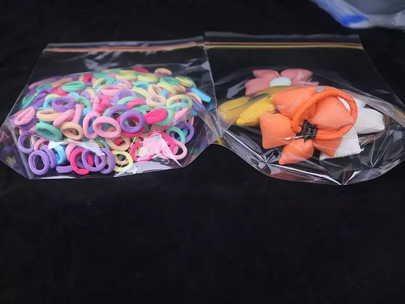 Bottom guesseted PP reclosable poly bag