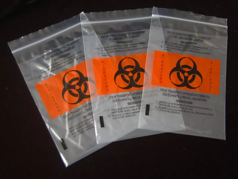 4-layer specimen bag