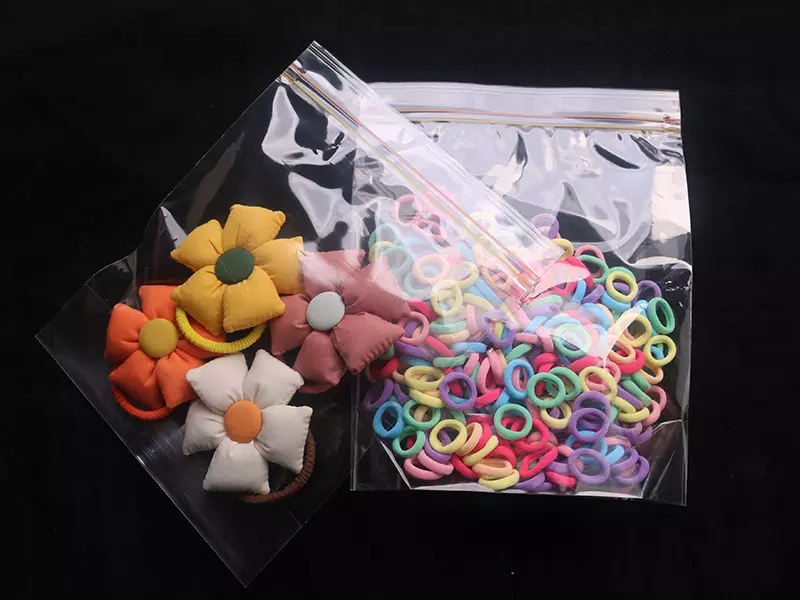 Super Transparent Double track PP zip lock bag