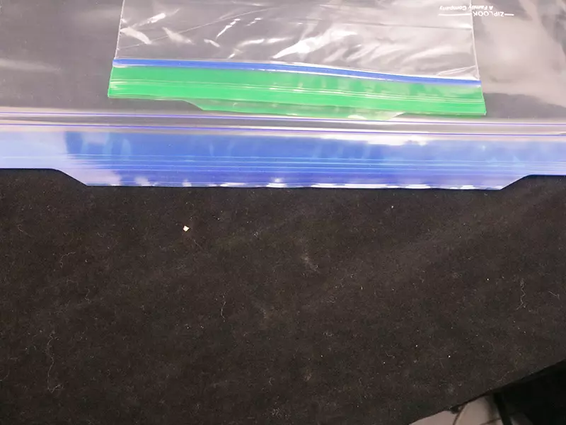 切斜边双链条自封袋