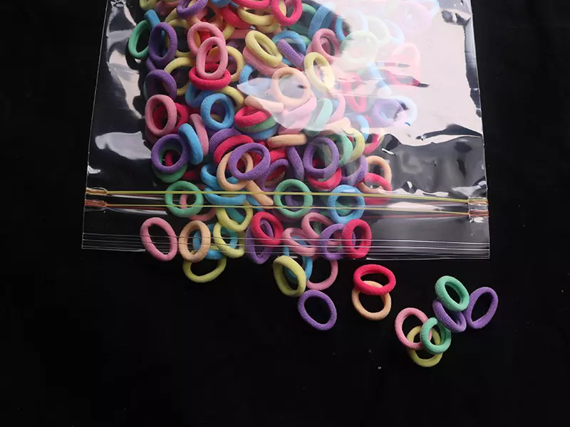 High Transparent Double Zipper sealed bag