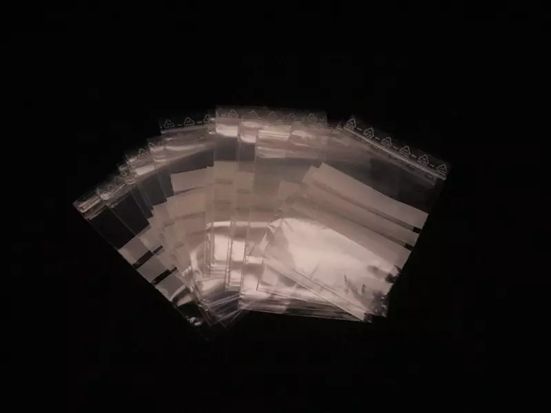 White Block grip seal bag