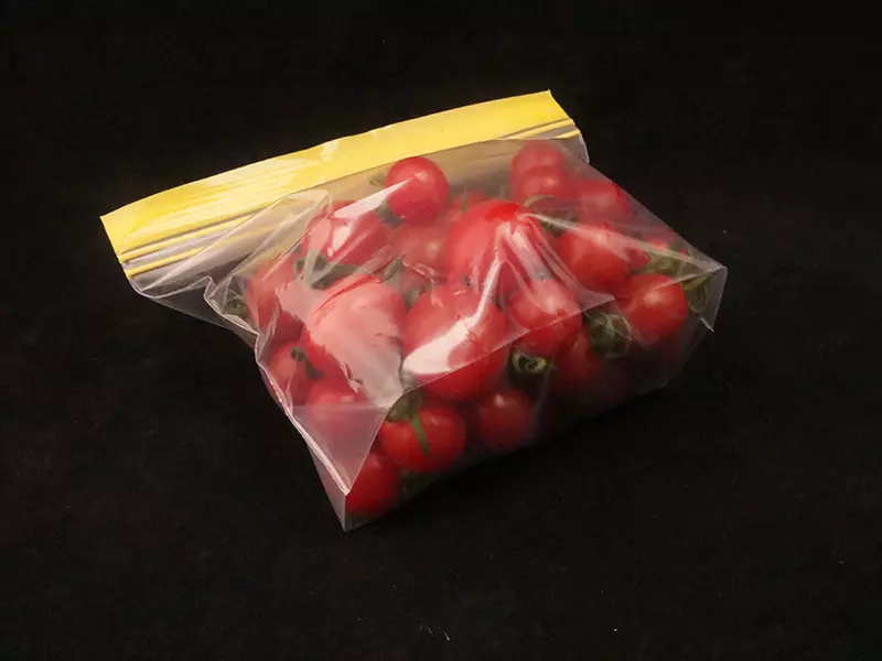 Bottom guesseted Double Track LDPE zipper bag