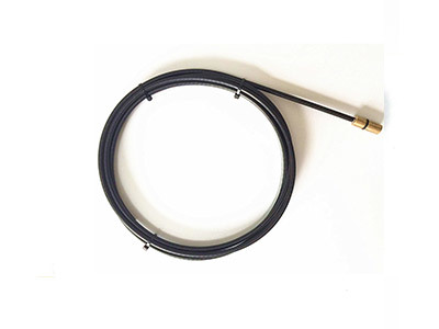 Welding gun wire feeding hose