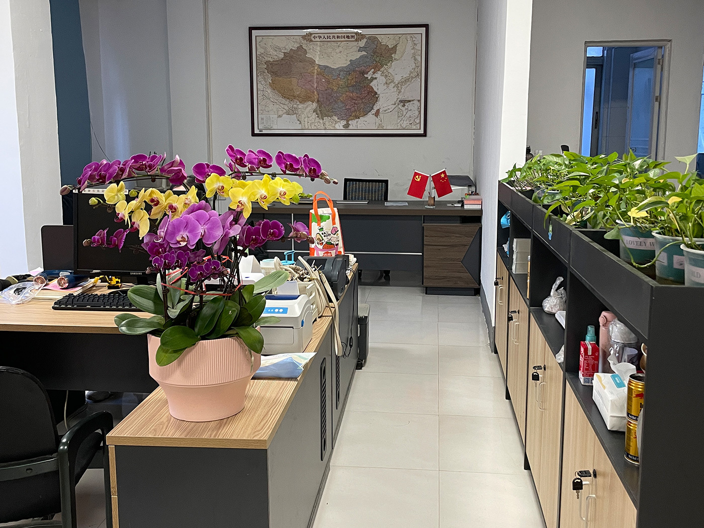 A corner of the workshop