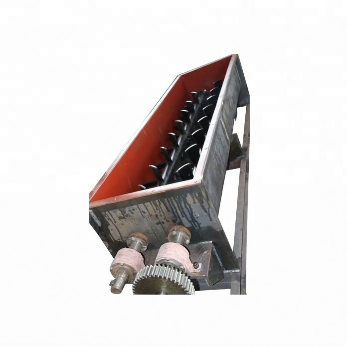 double shaft dust humidification mixer