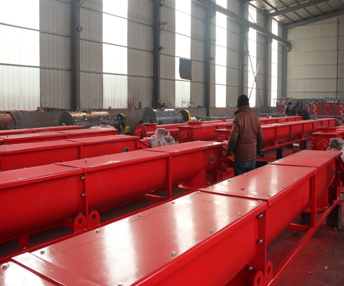 Flexible U type screw conveyor