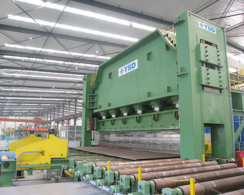 Installation and commissioning of uncoiling leveling line