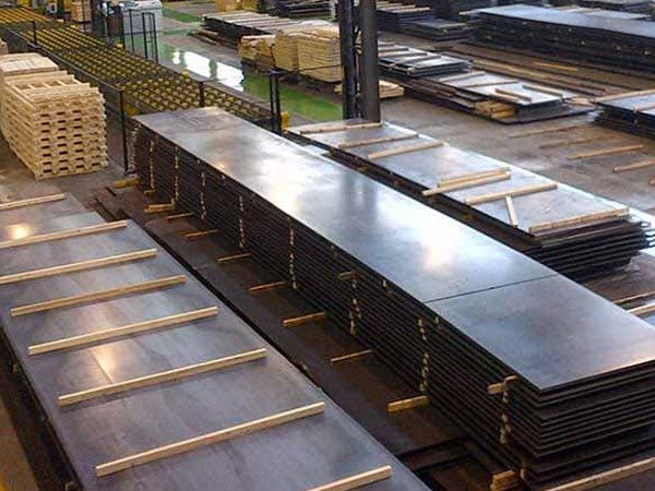 How are steel plates produced?
