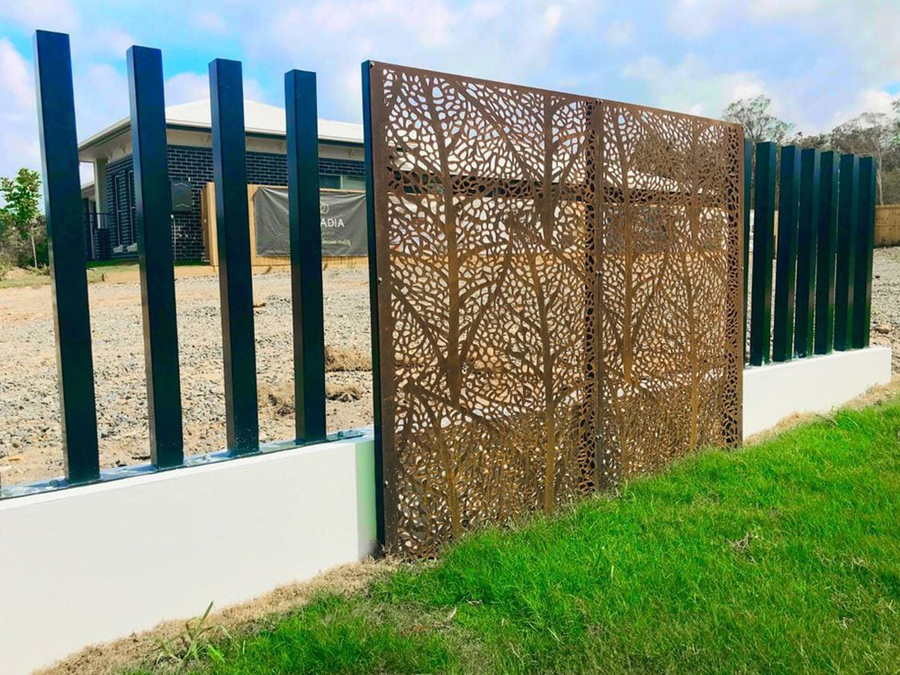 Decorative Landscaping Corten Steel Screens