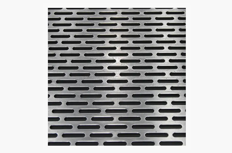 Aluminum perforated metal sheet for anti-skid