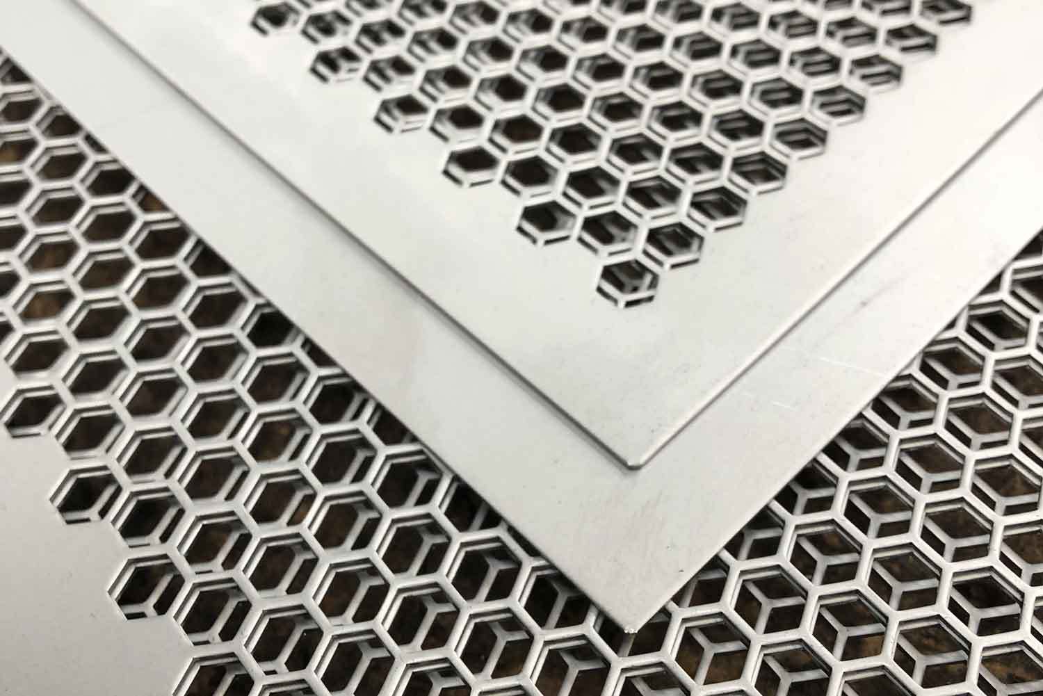 Perforated stainless plate