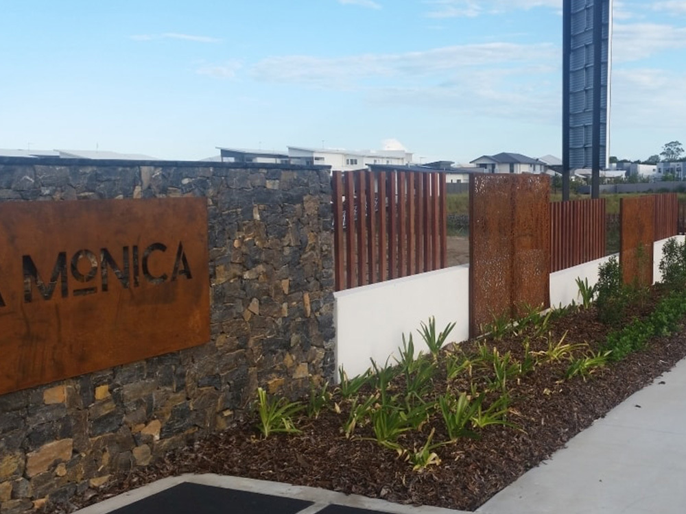 Decorative Modern Design Outdoor Art Corten Steel Screens