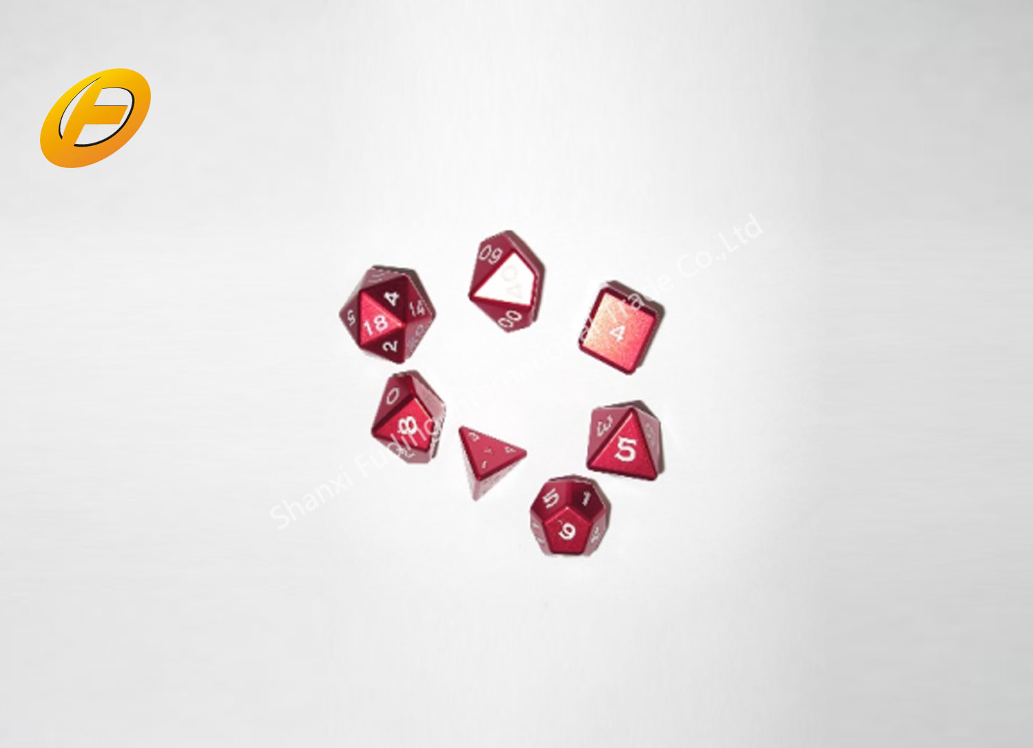 Metal Polyhedral Dice Set