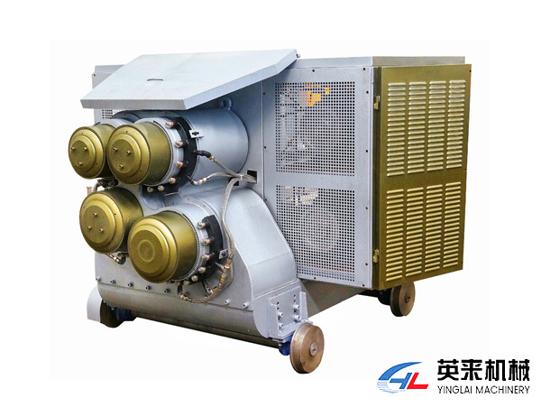 Large Capacity Fiberizer with Four Spinning Heads Centrally Spraying Glue