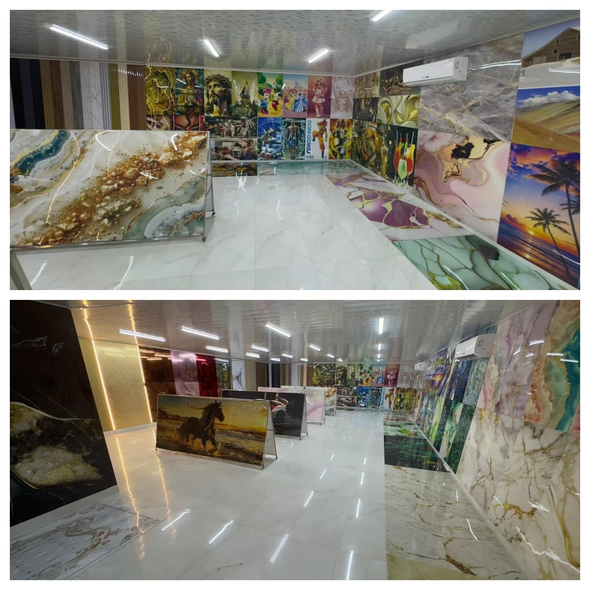 Flatbed printing demonstration in Brazil Flatbed printing demonstration in Brazil