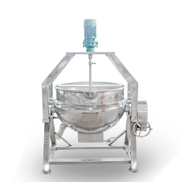 电加热可倾高架体搅拌夹层锅夹层锅