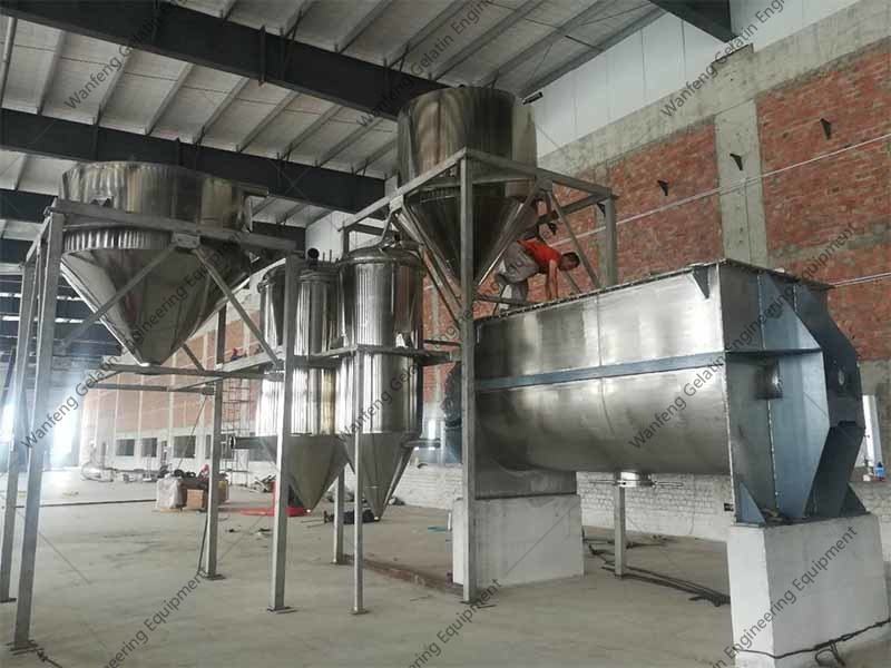 Gelatin Grinder and Air Power Conveyor Factory