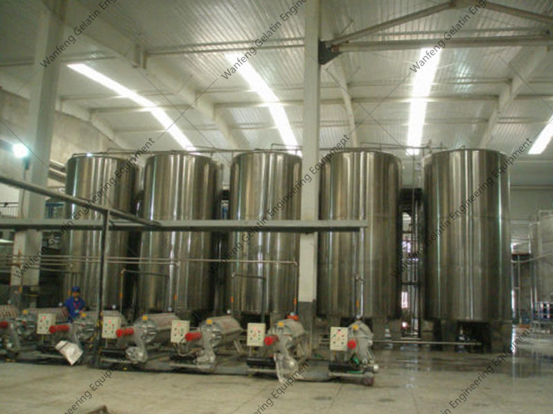 Gelatin tank