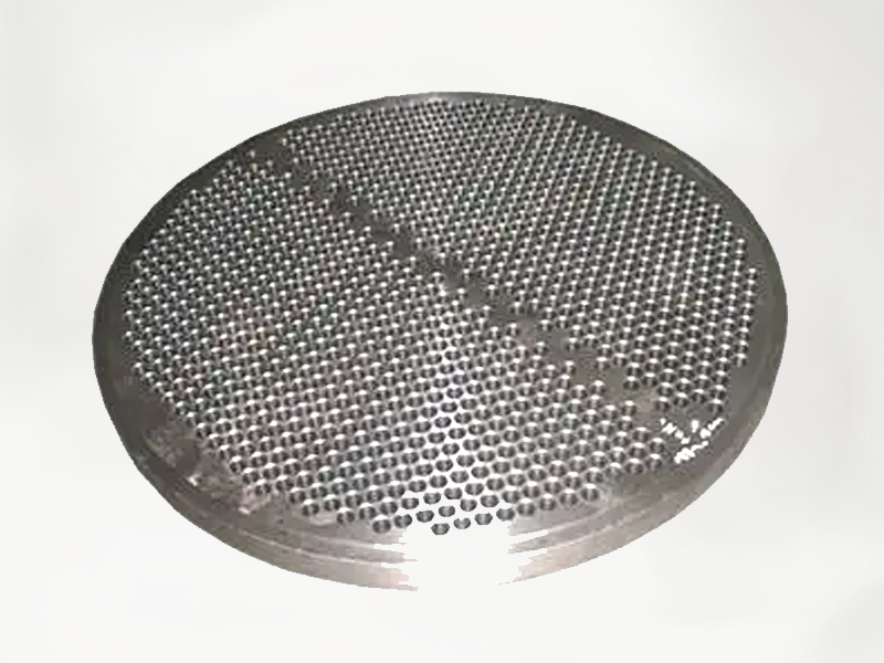 Heat exchanger tube plate