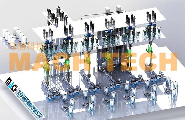 線纜高分子材料/PVC自動配料系統（高混機/反應釜自動配料系統）