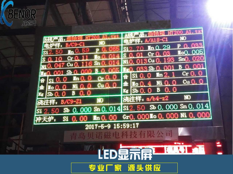 LED data display large screen