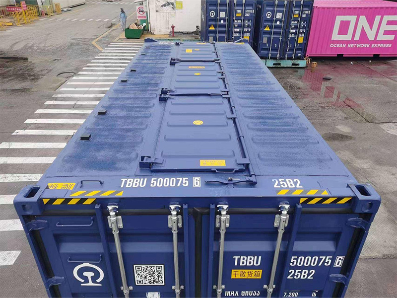 20'HC Railway Dry Bulk Container (Long Rectangle Hatches)