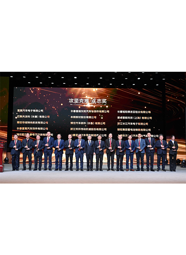 Awarded the Hongqi Award for Pioneer / Overcoming Challenges · Banner Award