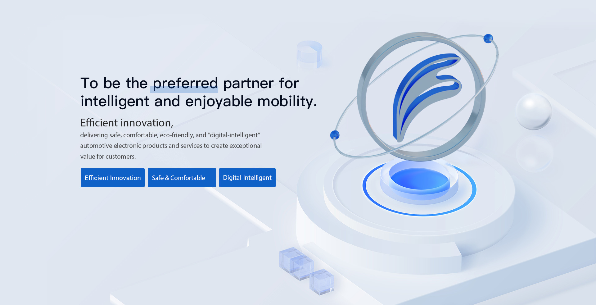 To be the preferred partner in smart Mobility transformation